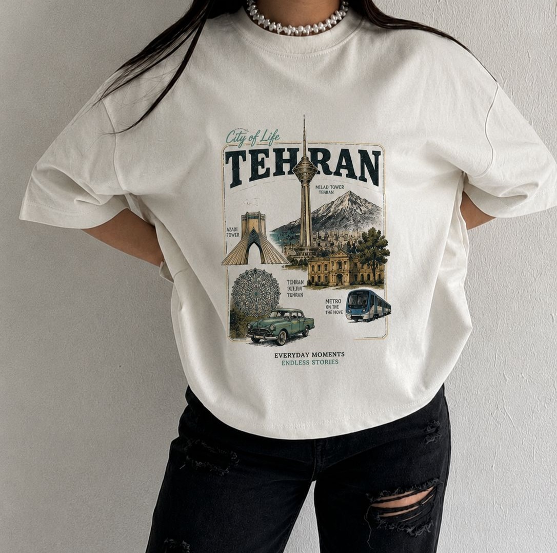 تیشرت طرح دار پینترستی تهران