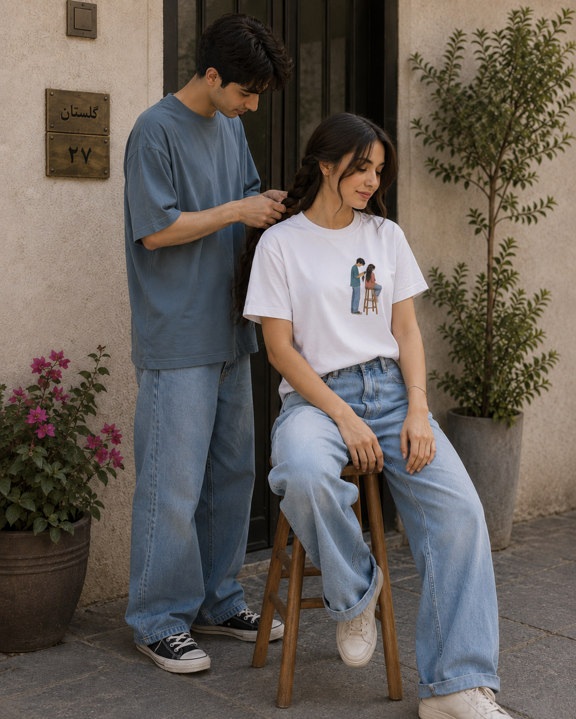 تیشرت طرح دار پینترستی