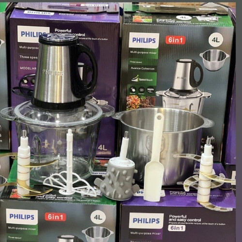 میکسر چندکاره فیلیپس Philips 6 in 1 – مدل Philips HR‑2526 / HR-2530